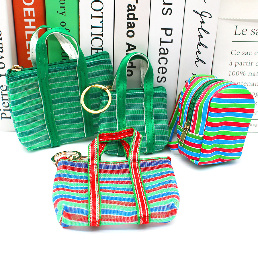 Mini Backpack Purse - 1pc Schlüssel anhänger Fischernetz Tasche Gemüse