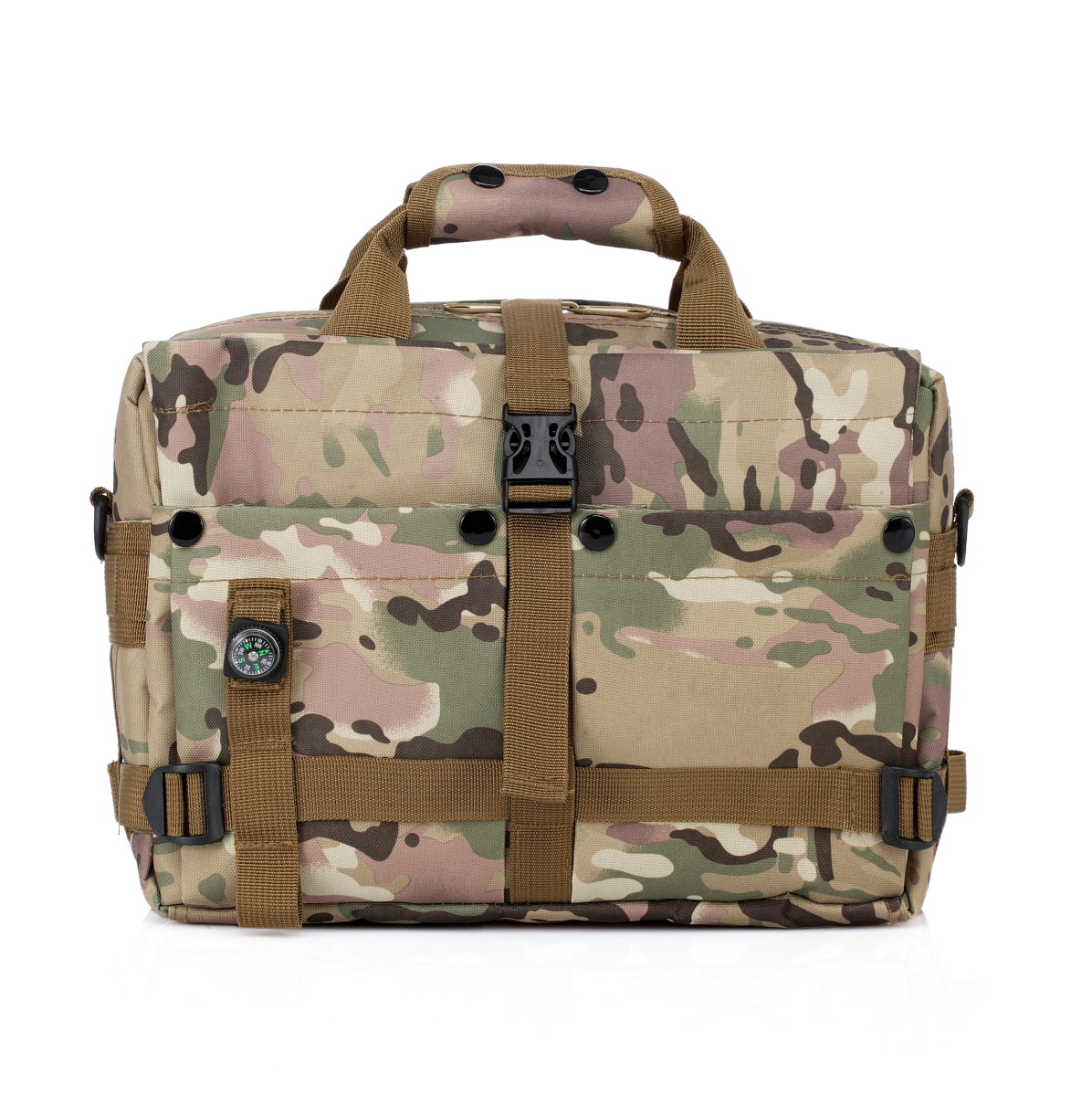 Rucksack Military Style - Militärrucksack, taktischer Molle-Oxford-Kurier-Schultertasche, Laptop-Handtaschen, Aktentasche, Outdoor-Multifunktions-Klettertasche