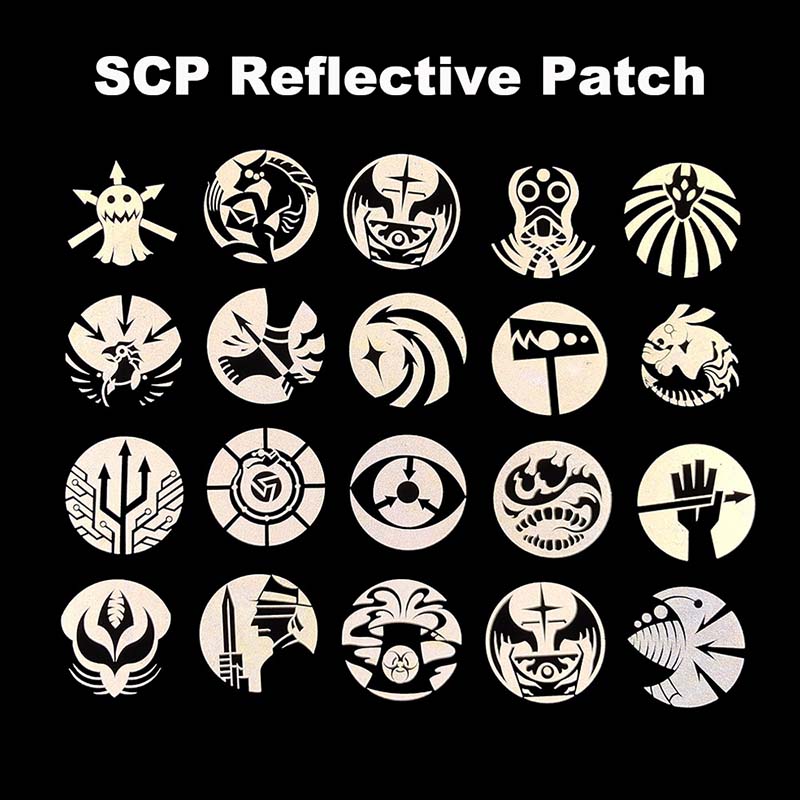 Rucksack Military Style - SCP Foundation Emblem Militärische taktische Aufkleber