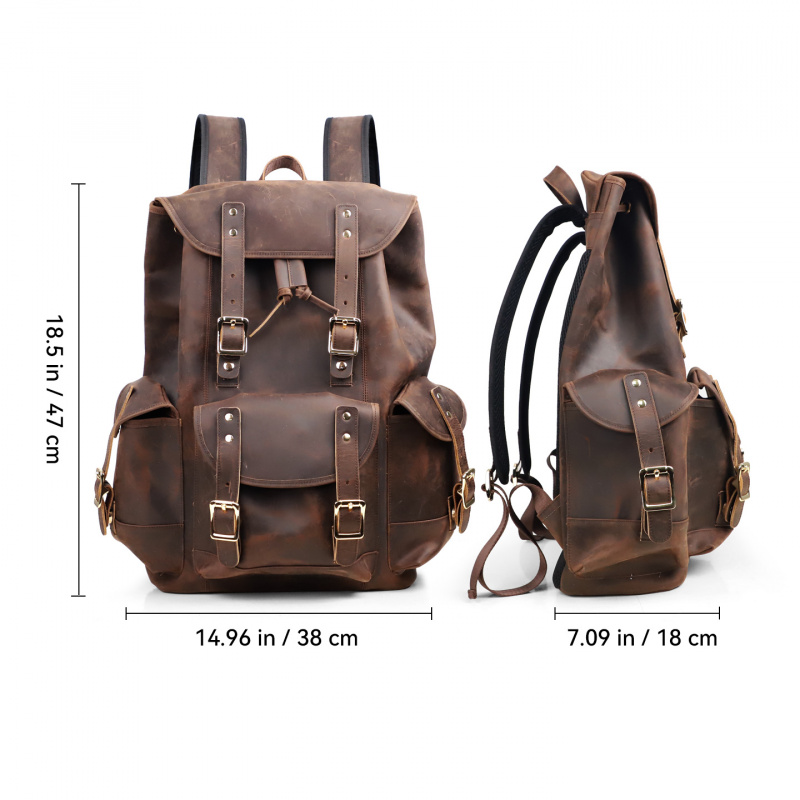 Neuheiten Leder-Rucksack Luxus – Leather Backpack Vintage Bewertung und Preis