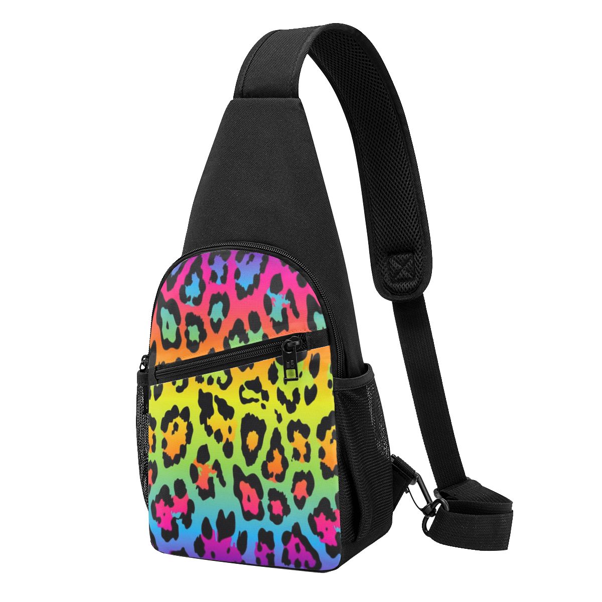 Brusttasche mit Regenbogen-Leo – Sling Backpack Shoulder Bewertung und Preis