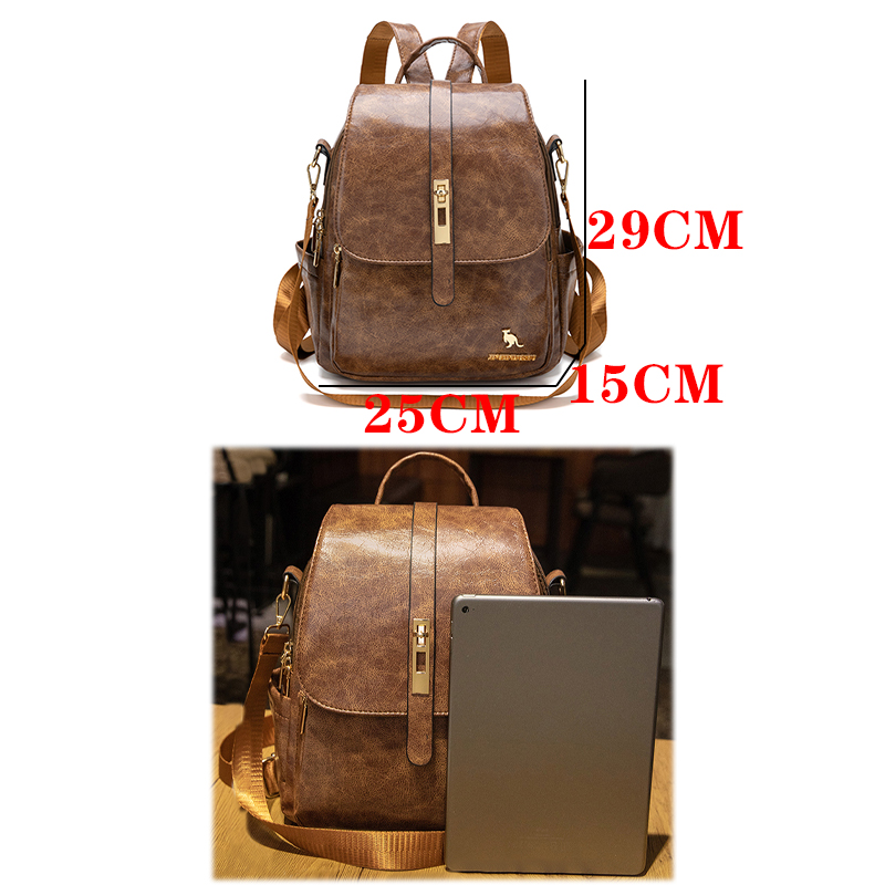 College Frauen Rucksäcke Desig – Leather Backpack Vintage Bewertung und Preis