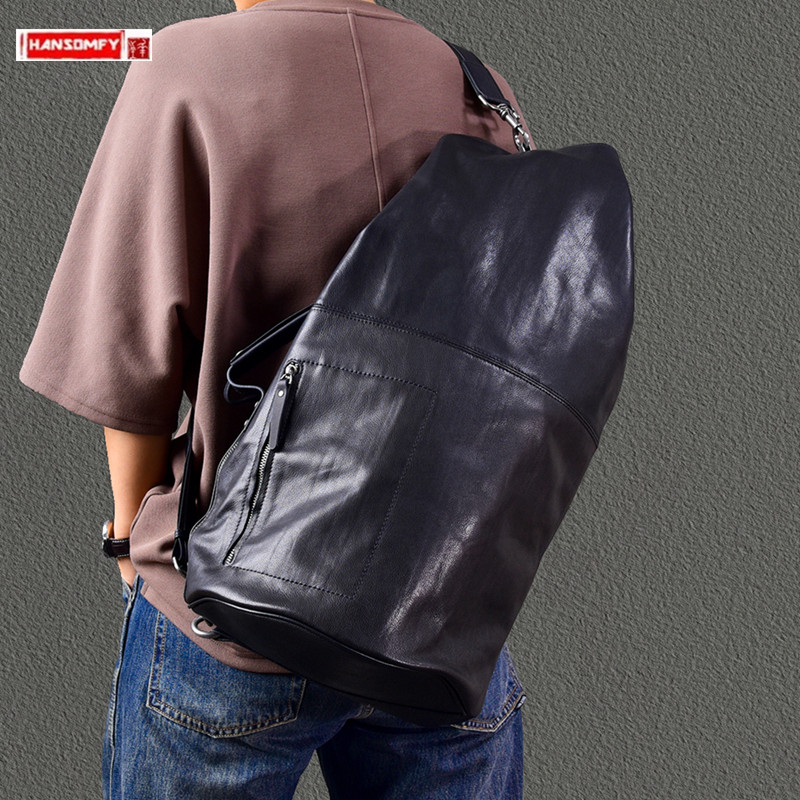 2025, neue Große Kapazität Aus – Leather Backpack Vintage Bewertung und Preis
