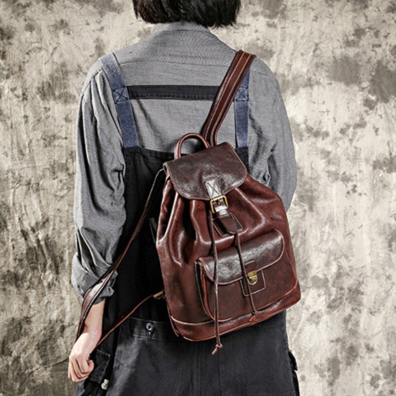 Johnature Freizeit-Reisetasche – Leather Backpack Vintage Bewertung und Preis
