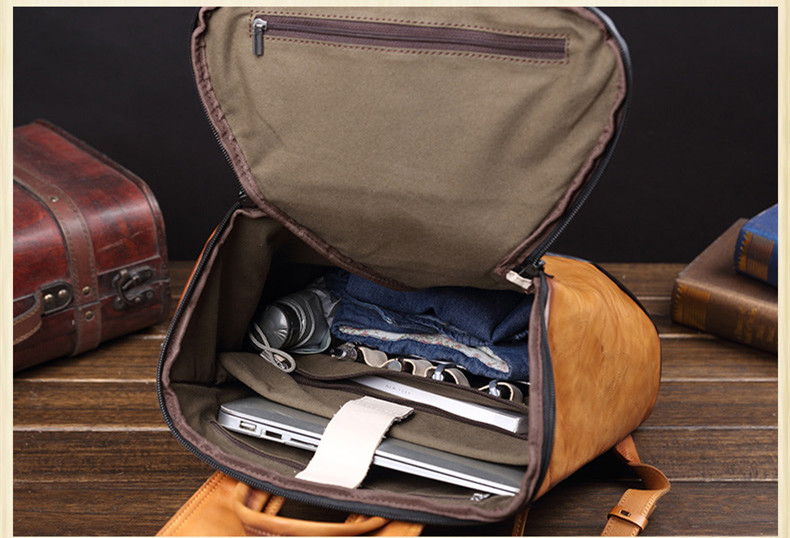 Neuer Vintage-Leder-Rucksack f – Leather Backpack Vintage Bewertung und Preis
